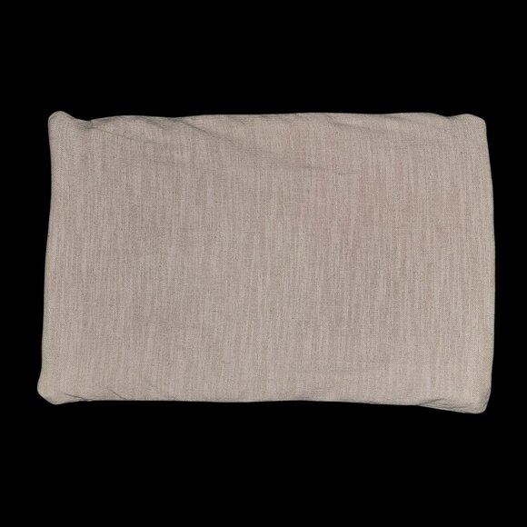 Crate & Barrel Sylvain Variegated Yarn Pillow cover 2"x15" Wool Cotton & Linen - Picture 2 of 4